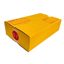 กล่องพัสดุ ฝาชน เบอร์ E-7 ขนาด 24X40X10 ซม.
